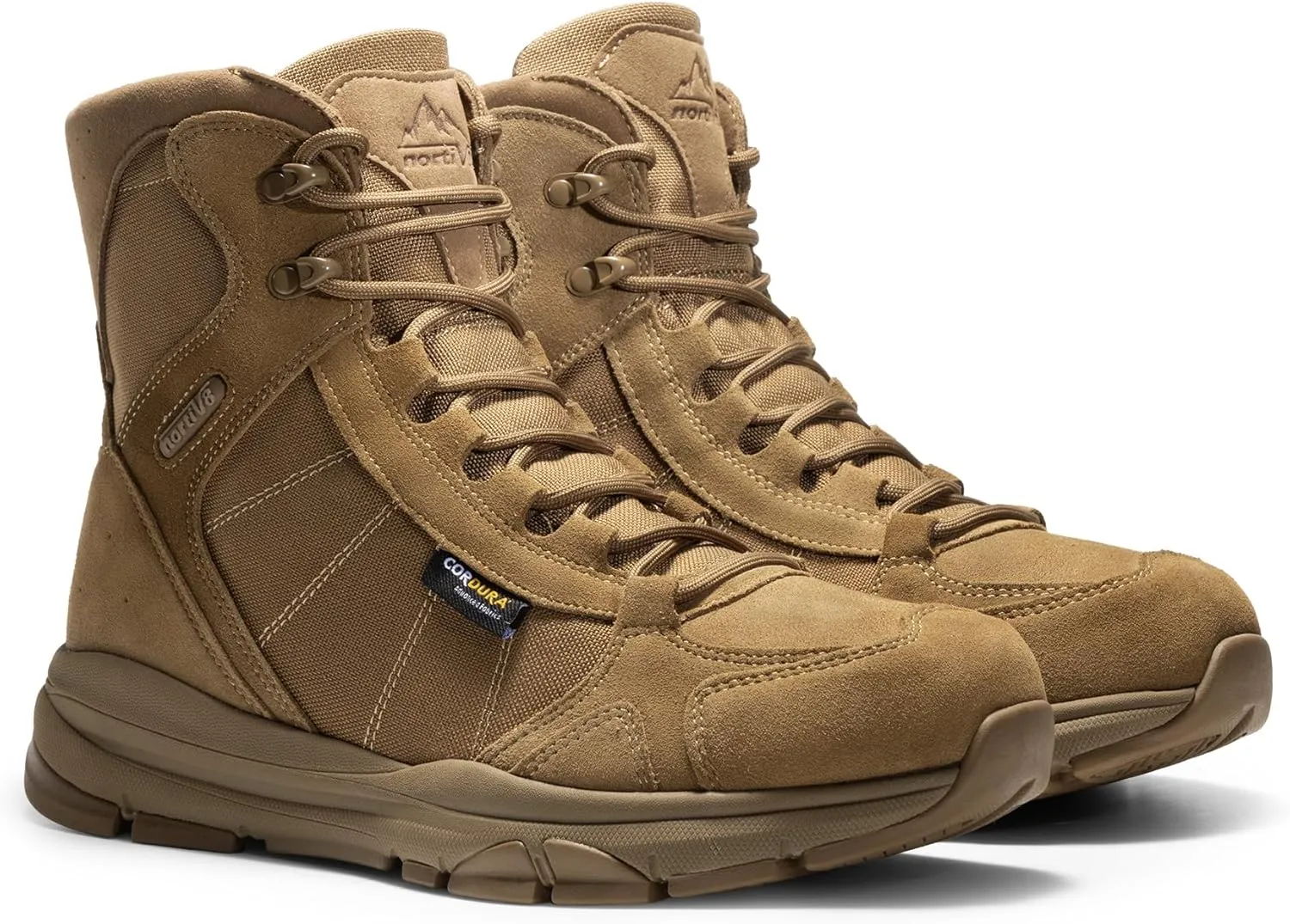 NORTIV 8 Men's Lightweight Military Tactical Work Boots Outdoor Hiking Motorcycle Combat Boots