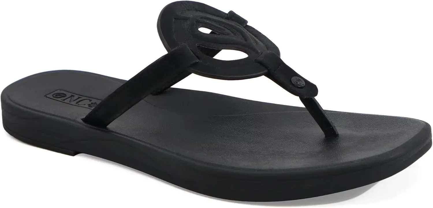 ONCAI Womens Flip Flops Fashion Flat Sandals Summer Vacations Casual Cute Slip On Dressys Sandals for Woman Size 6-11