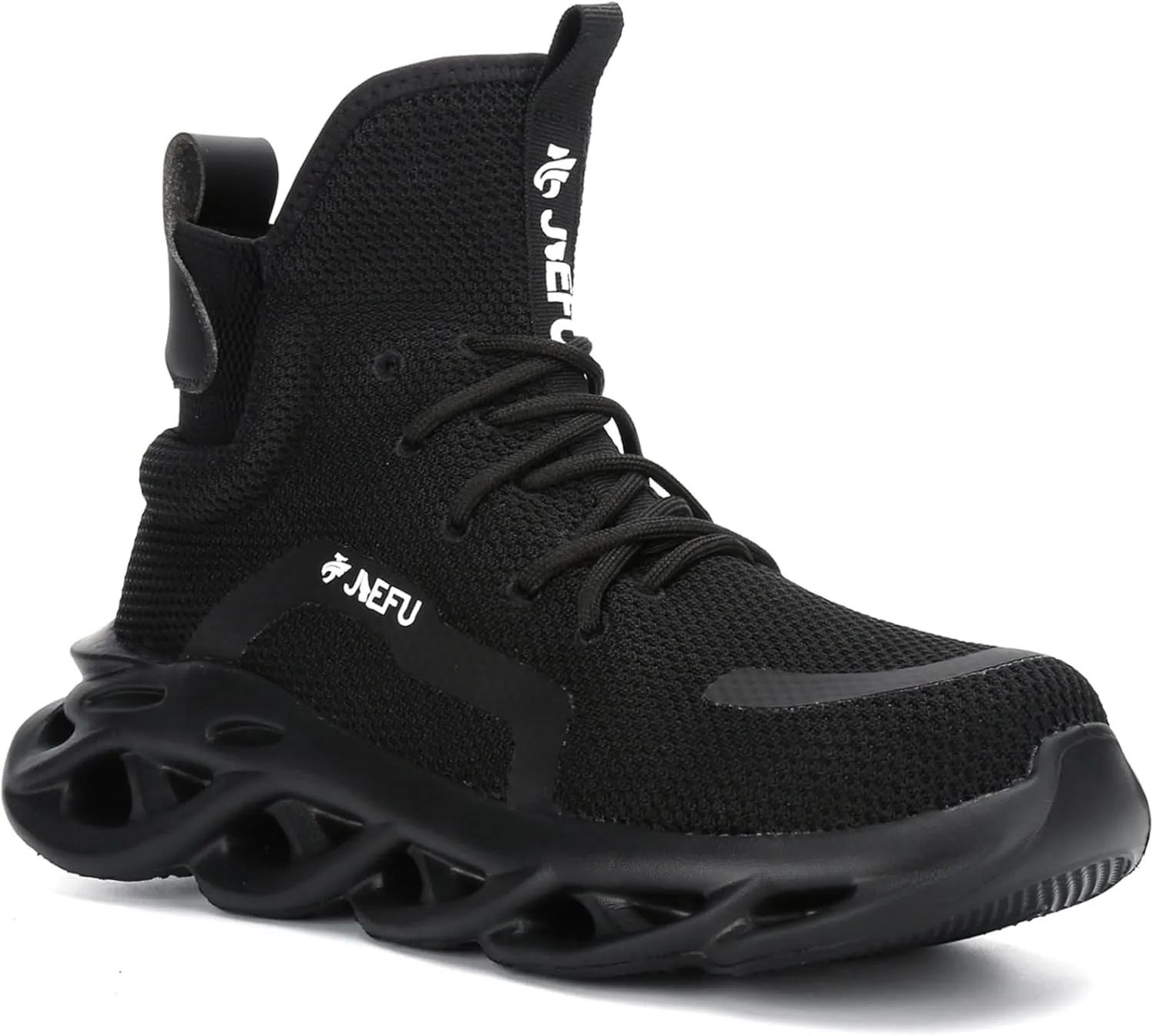 ORISTACO Work Safety Boots Breathable Lightweight Steel Toe Industrial Construction Landscaping Tennis Sneakers