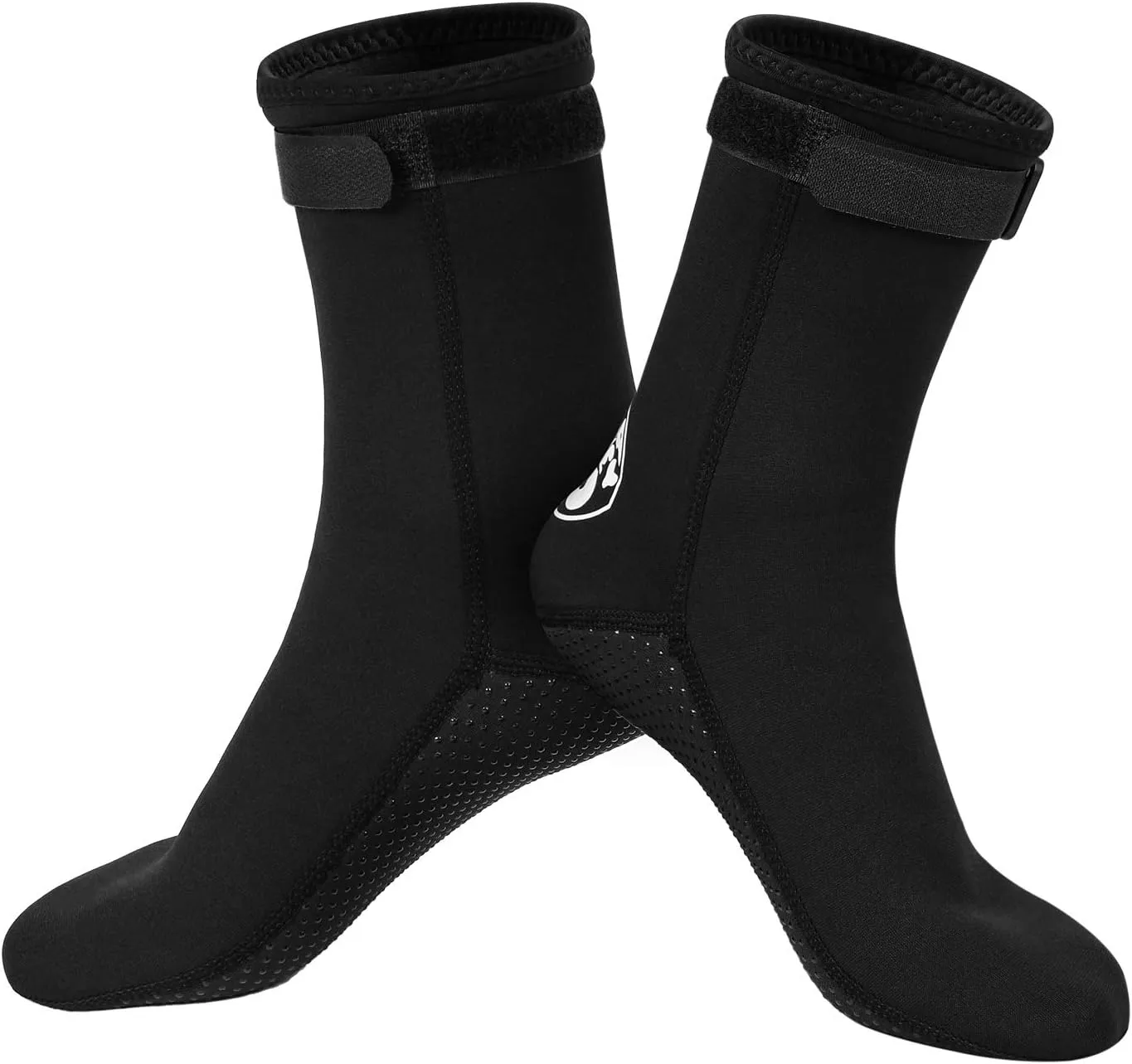 Oumers Neoprene Socks, 3MM Diving Wetsuits Sock for Water Sports, Thermal Beach Sock Anti Slip Socks for Men Women Teenager