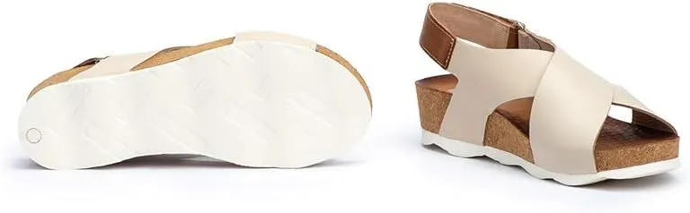 PIKOLINOS Wedge Sandals Leather Mahon for Woman