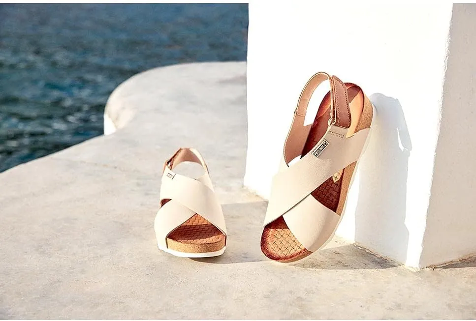 PIKOLINOS Wedge Sandals Leather Mahon for Woman