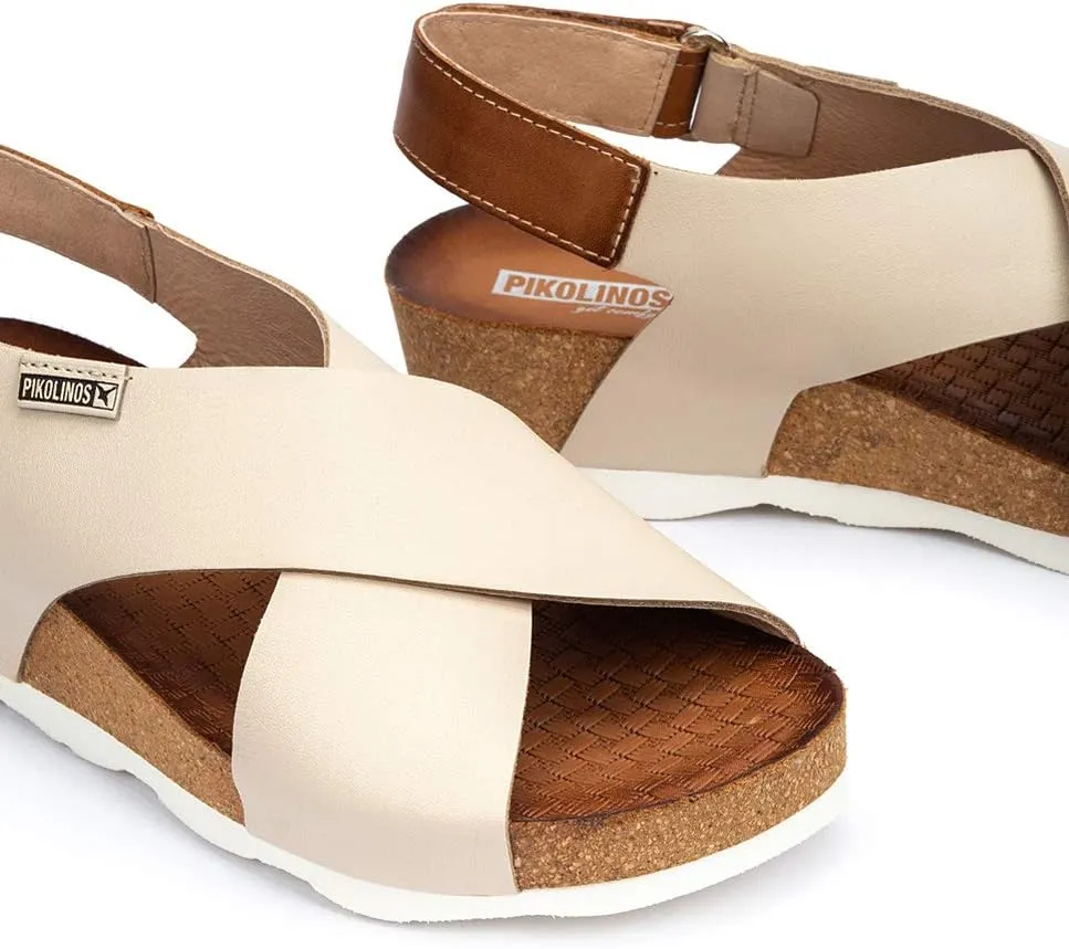 PIKOLINOS Wedge Sandals Leather Mahon for Woman