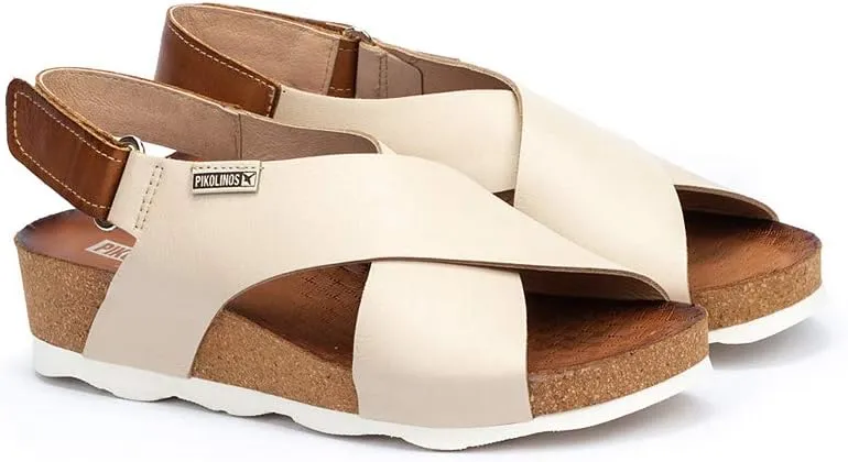PIKOLINOS Wedge Sandals Leather Mahon for Woman