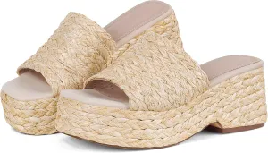 Platform Slip on Espadrille Sandals for Women Wedges Slides Bohemia Sandals Flatform Open Toe Beach Sandals