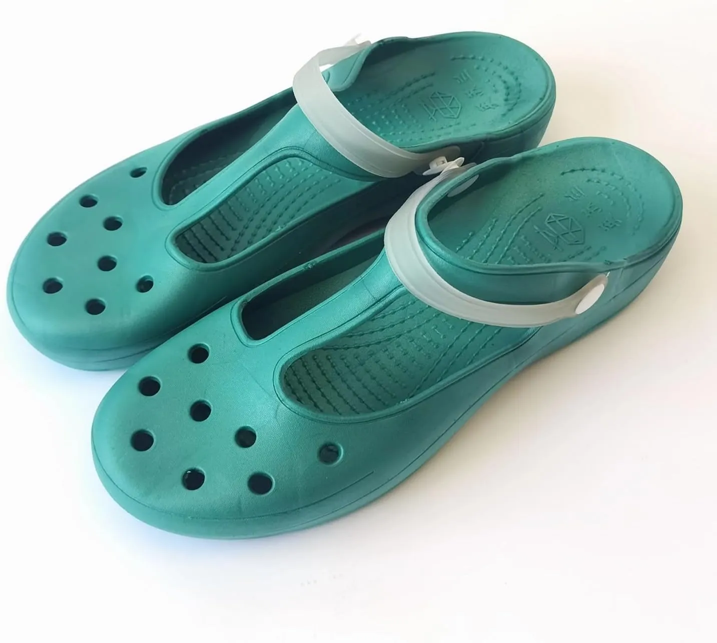 Plus Size 10-11 Women's Shoes Hollow Sandals Beach Shoes Summer Sandals Slippers Jelly Shoes Closed Toe Shoes Thick Bottom Shoes Sponge Cake Shoes