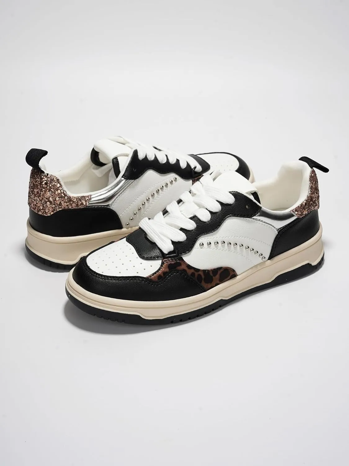 Project Cloud Sneakers for Women - Dunks Woman Comfortable Memory Foam Shoes for Women Footwear, Vegan Leather Women's Fashion Sneakers, Non-Slip Womens Shoes Machine Wash (Kiki)