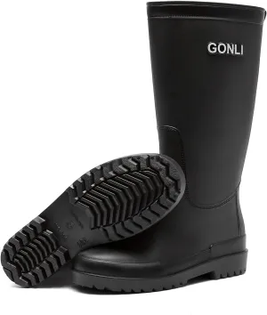 Rain Boots for Women, Anti-Slip Rubber Boots Waterproof Garden Boots Durable Slip Resistant Muck Boots,Tall Water Women Boots Comfort Fishing Boots Knee High Work Boots for Outdoor