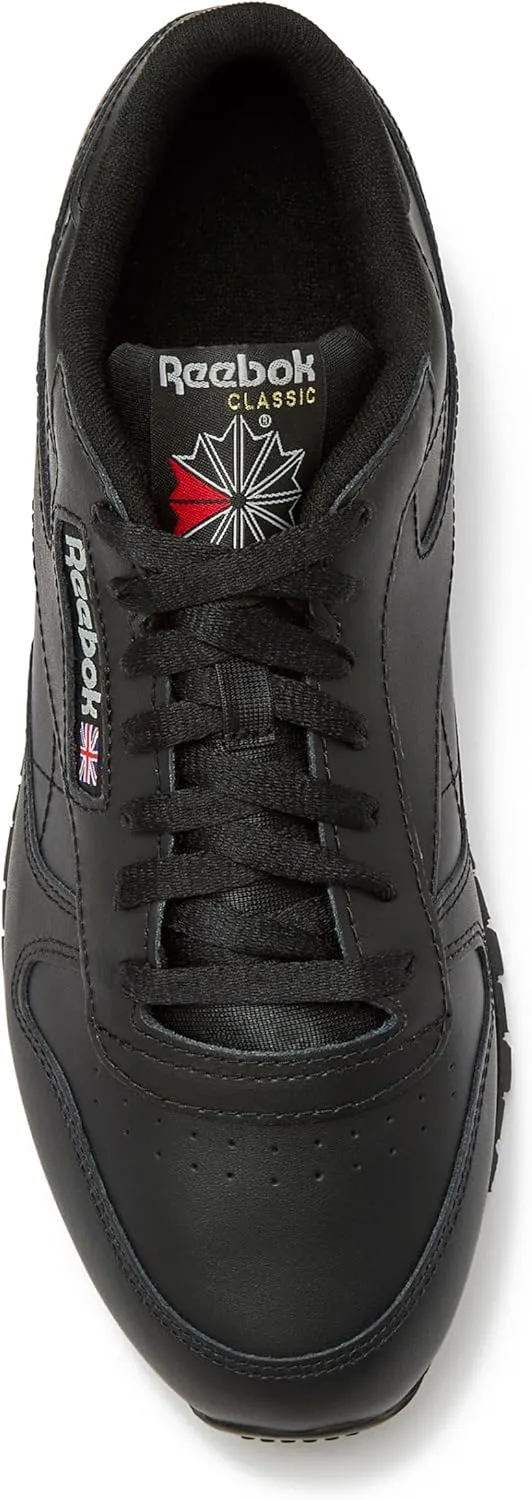 Reebok Men's Classic Leather Sneakers Black Or White Tennis Shoes