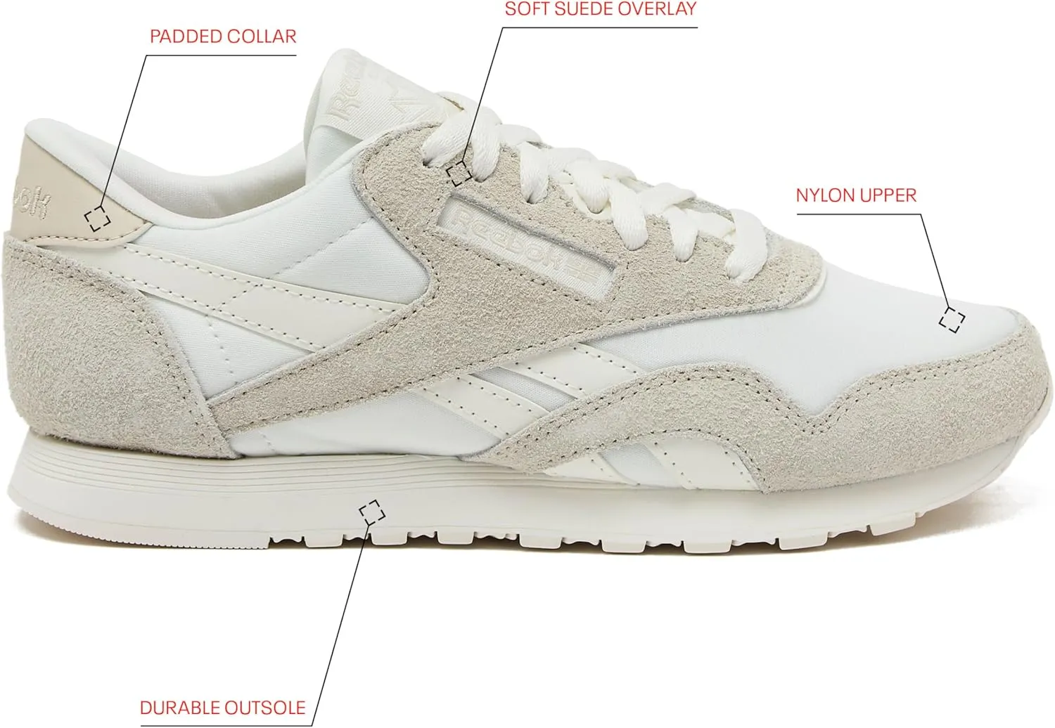 Reebok Women's CL Nylon MH Fashion Sneaker