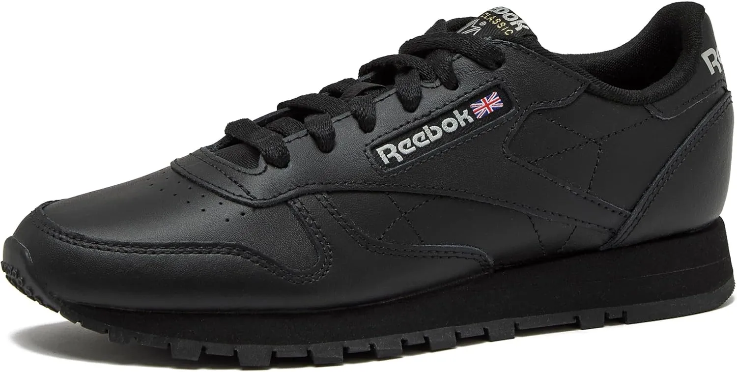 Reebok Women's Classic Leather Sneakers Black Or White Tennis Shoes Size 5 to 11