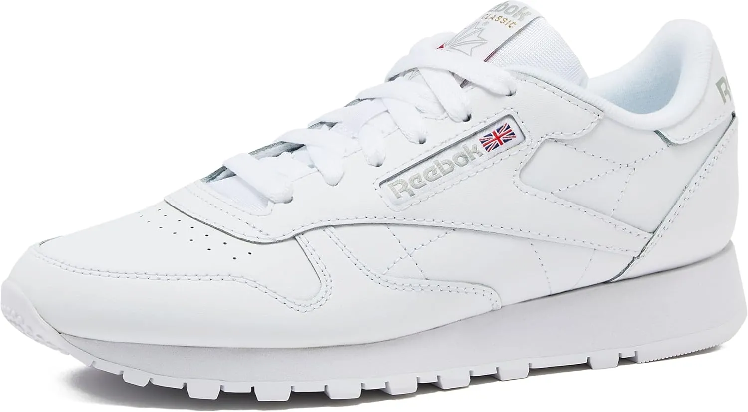 Reebok Women's Classic Leather Sneakers Black Or White Tennis Shoes Size 5 to 11