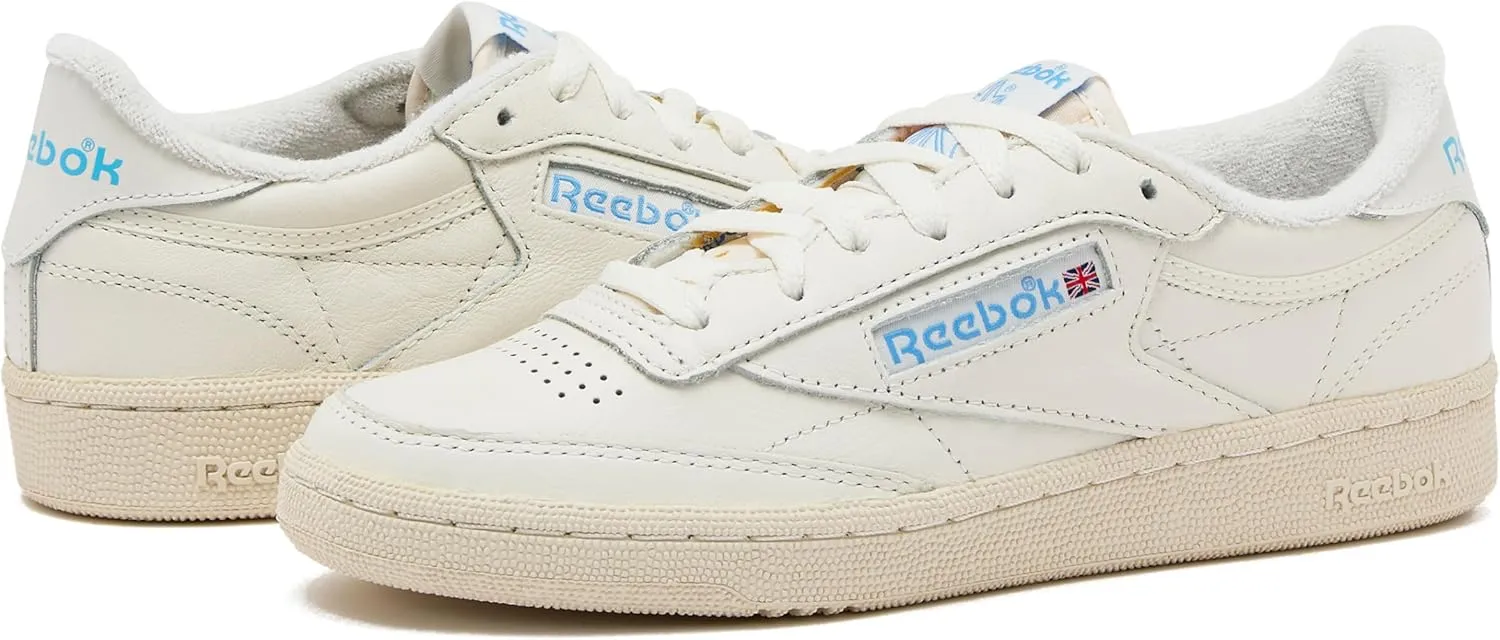 Reebok Women's Club C 85 Vintage Tennis Sneakers, Casual White Shoes