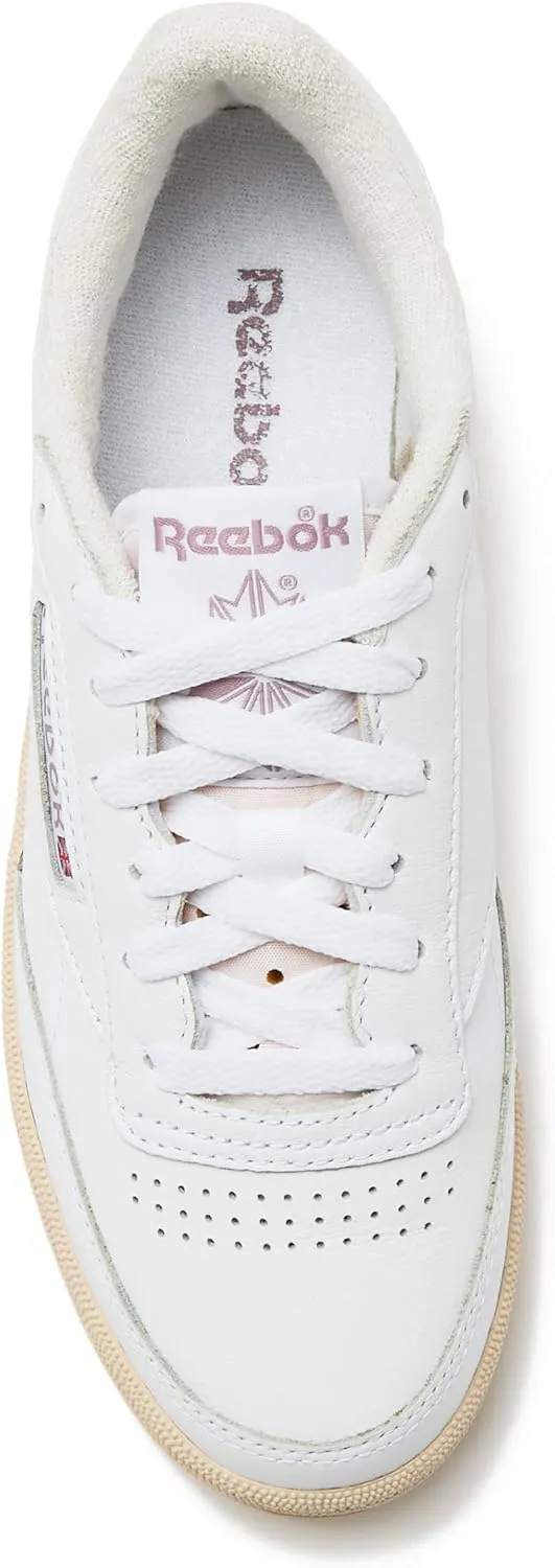 Reebok Women's Club C 85 Vintage Tennis Sneakers, Casual White Shoes