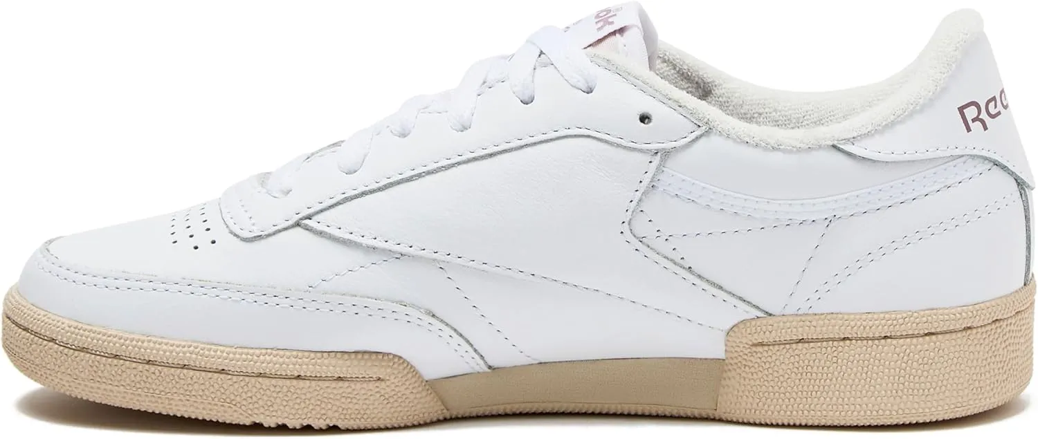Reebok Women's Club C 85 Vintage Tennis Sneakers, Casual White Shoes