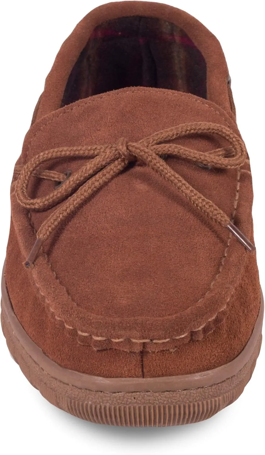 Rj's Fuzzies Men’s Suede Leather Indoor/Outdoor Moccasin
