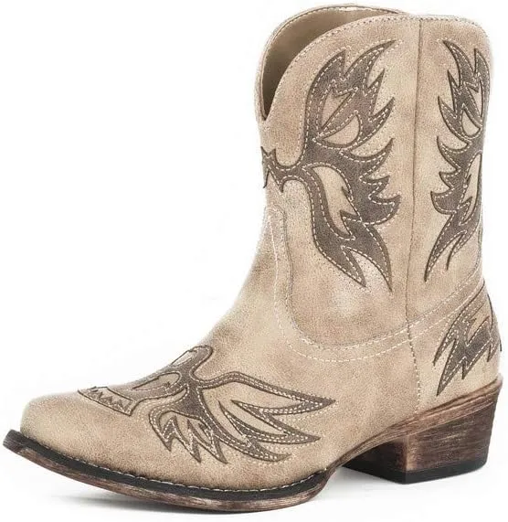 ROPER Women's Amelia Western Booties Snip Toe - 09-021-1567-2428 Ta
