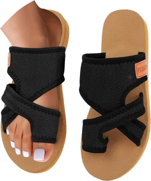 Sandals for Women 2025 Trendy Comfortable Breathable Hollow Mesh Slide Sandals for Womens Cute Summer Shoes for Women