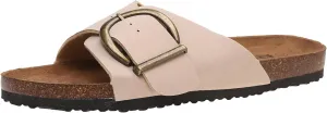 Sandals for Women Comfortable Women Summer Sandals with Memory Foam Insole Adjustable Women Cork Sandals for All-Day Wear