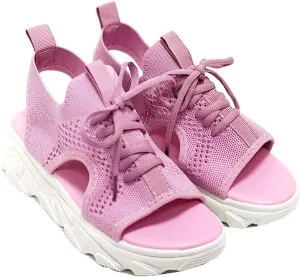 Sandals for Women Summer Women Sandals Mesh Casual Thick Soled Lace Up Sandals Open Toe Beach Shoes Woman Shoes Shoe for Women