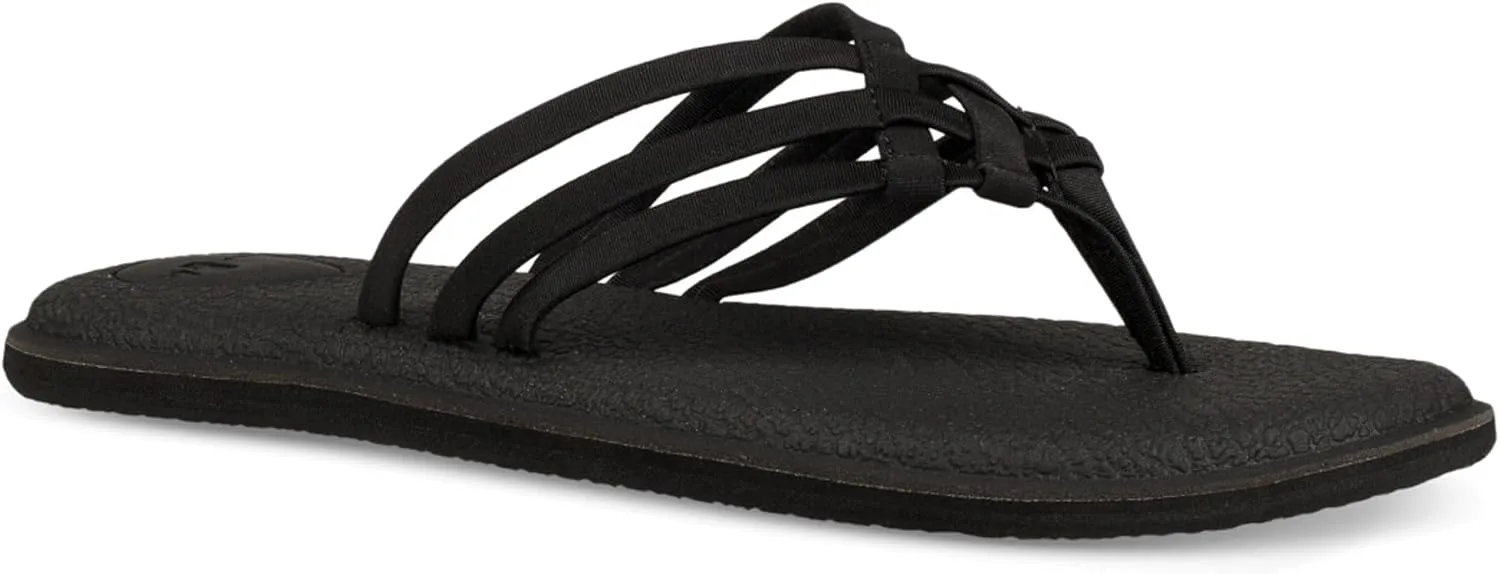 Sanuk Women's Yoga Salty | Flip Flops for Women | Yoga Sandals For Women | Memory Foam Footbed