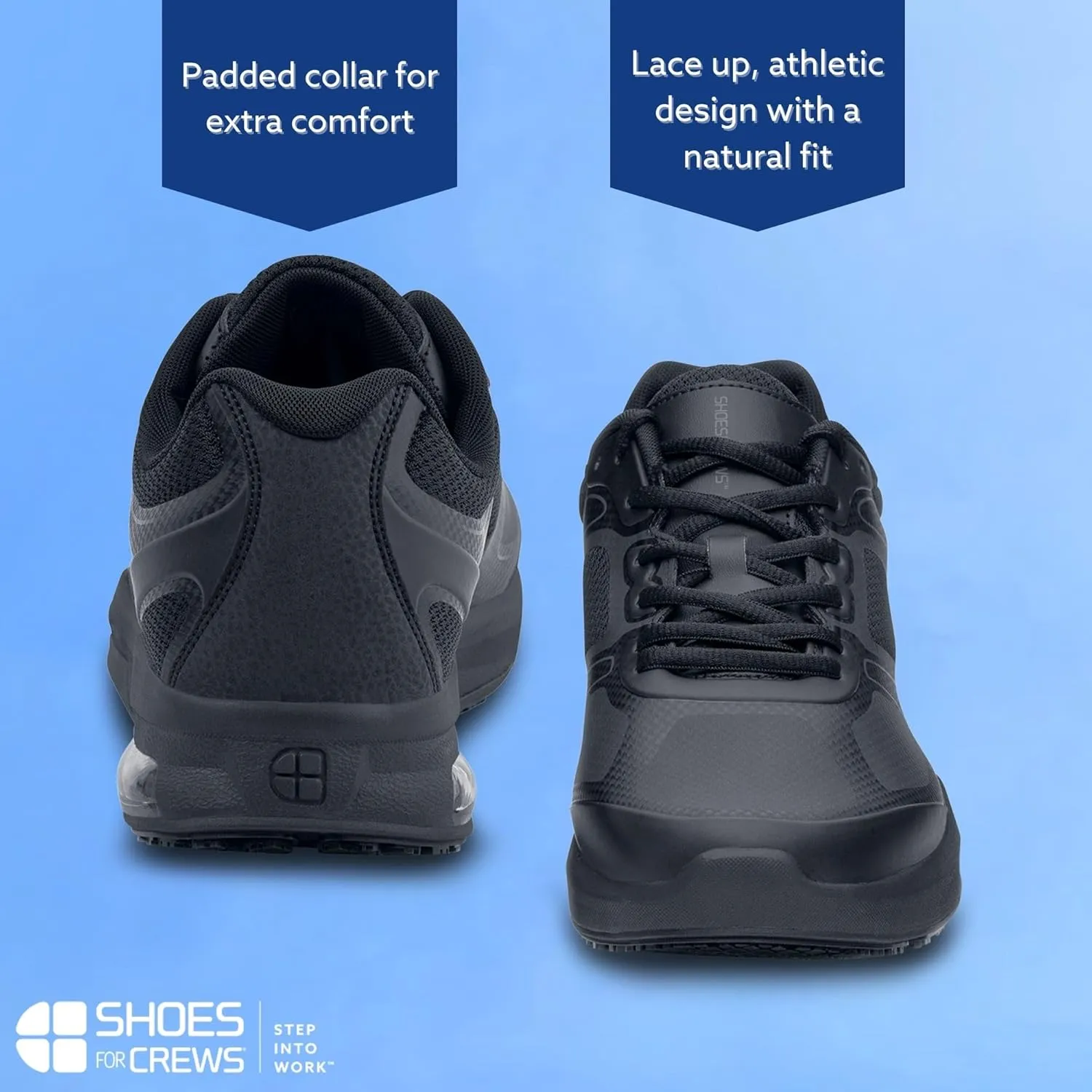 Shoes for Crews Evolution II, Men's Slip Resistant Food Service Work Sneaker