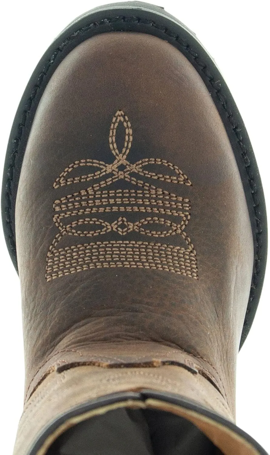 Soto Boots Kid's Round Toe Boots, Geniune Leather Kid's Cowboy Boots, Toddler Western Boots, K4004 (,)