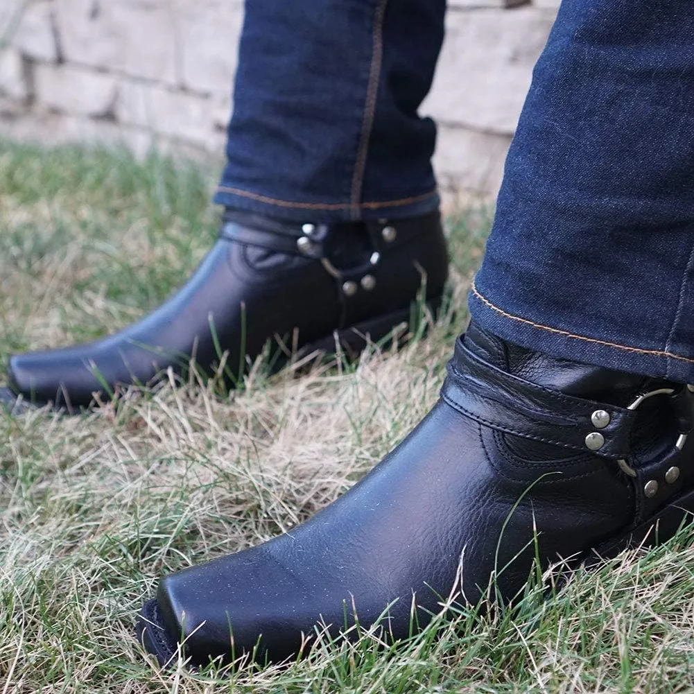 Soto Boots Men's Leather Harness Boots H50021