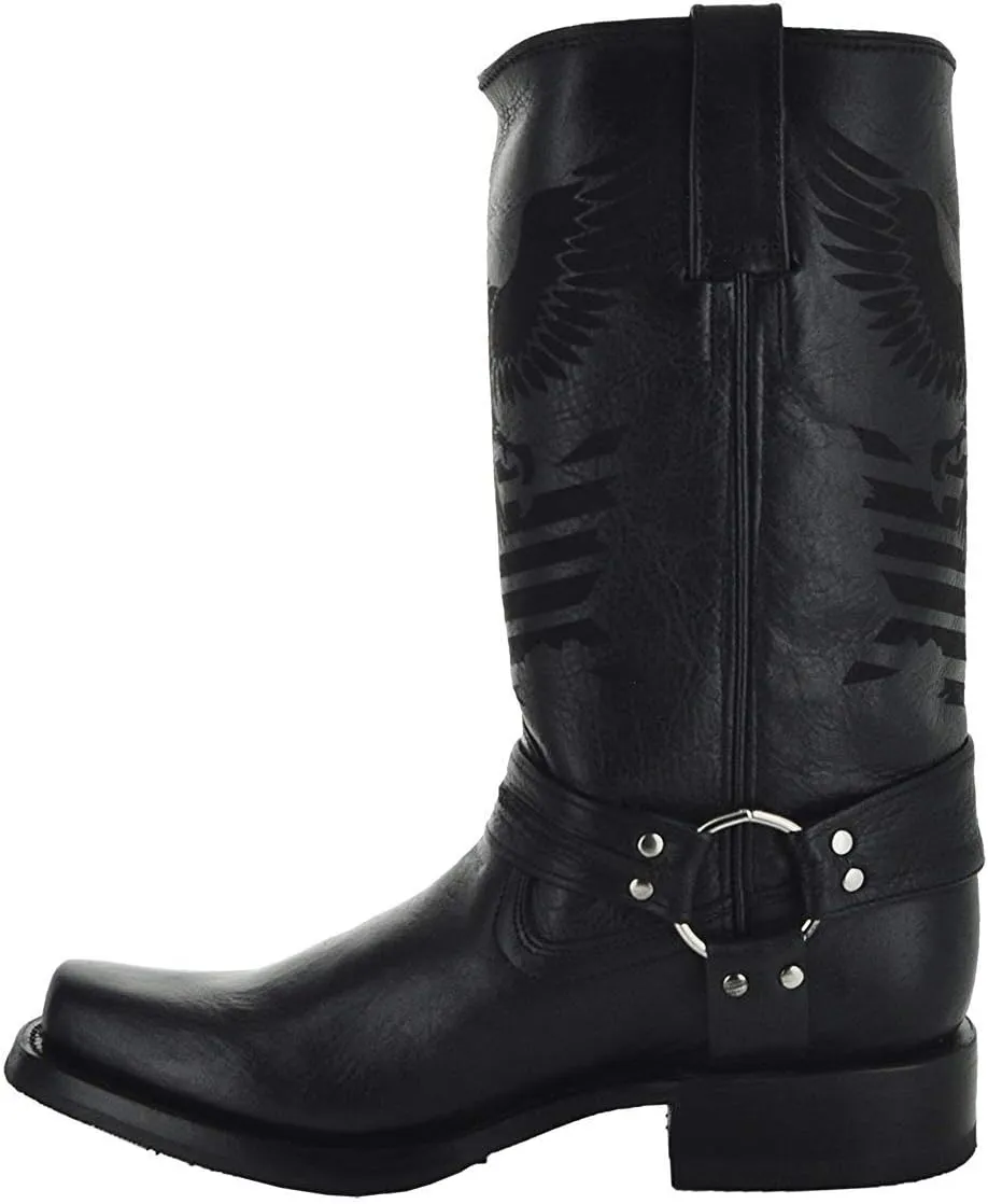 Soto Boots Men's Leather Harness Boots H50021