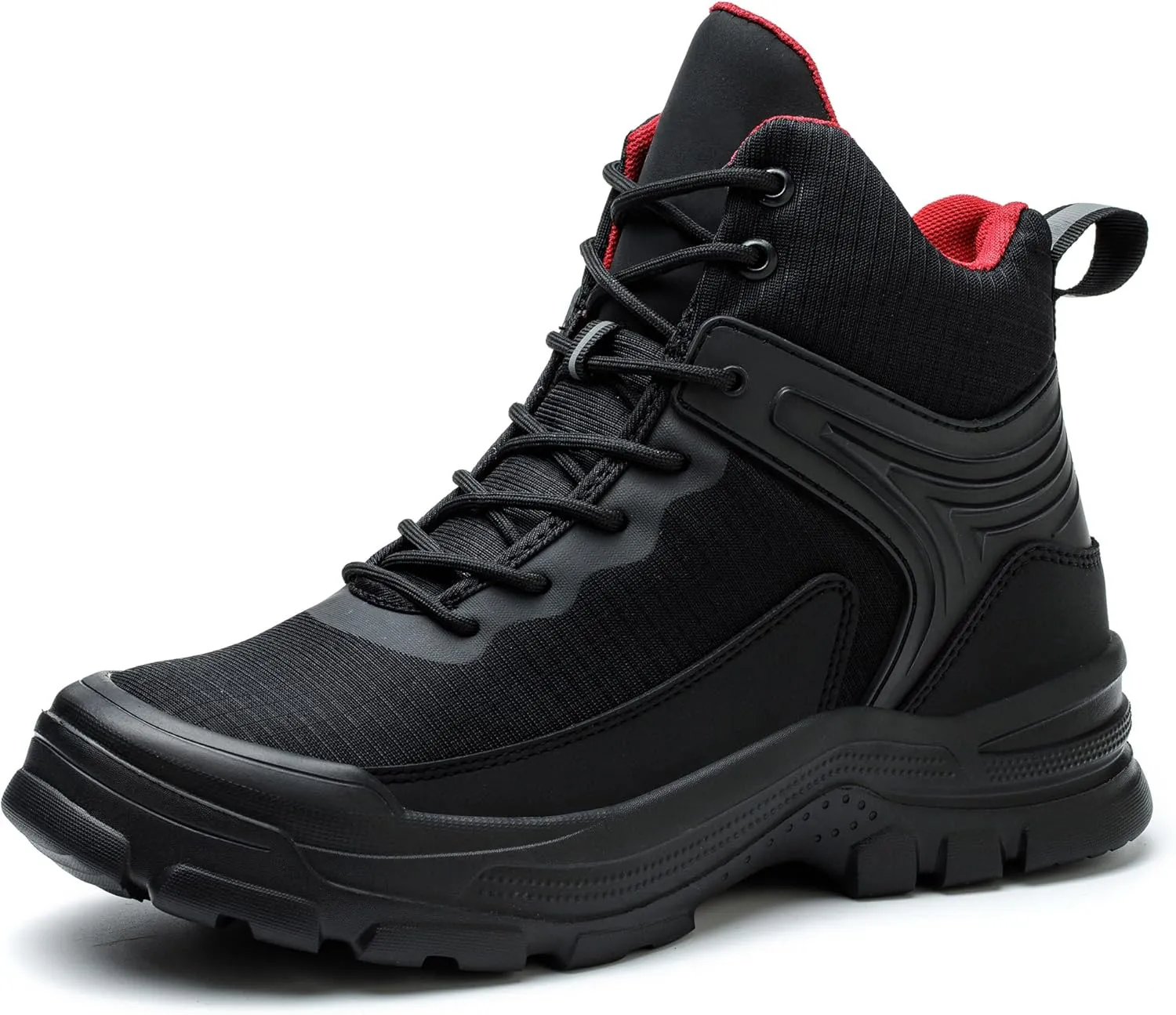 Steel Toe Boots for Men - Slip Resistant and Durable Safety Shoes Men's Indestructible Construction Work Boots with Composite Safety Toe