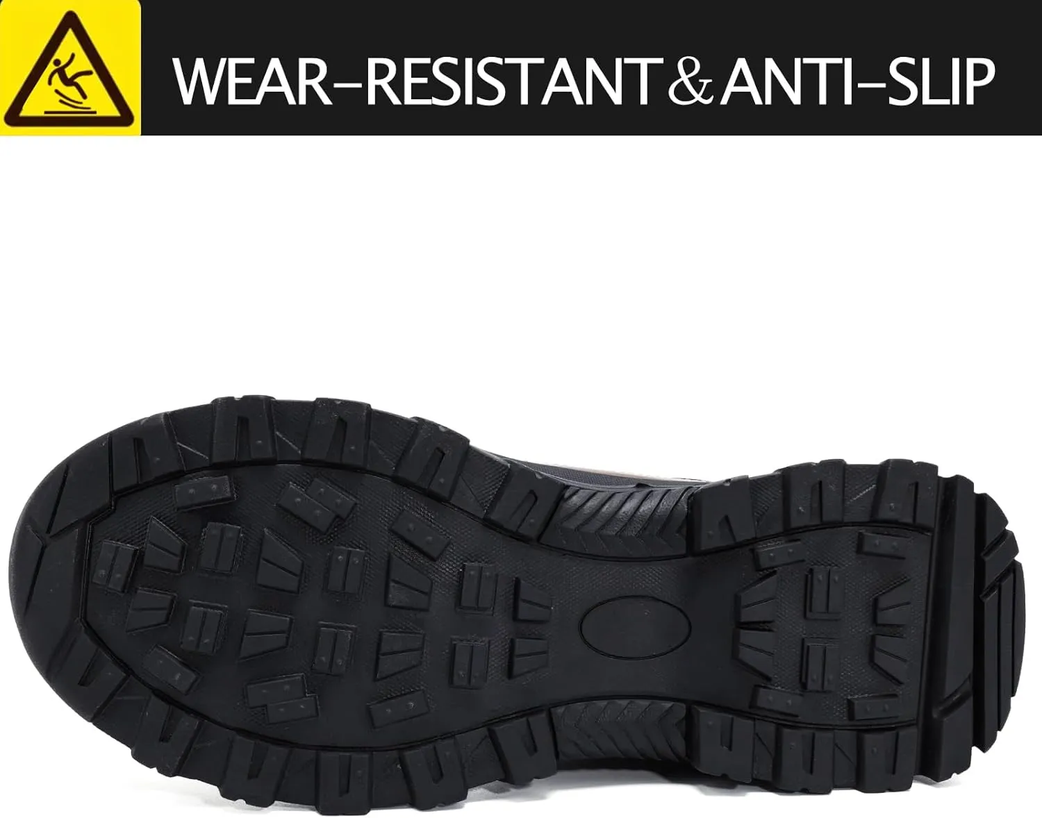 Steel Toe Boots for Men Waterproof Safety Work Boots，Comfortable Mens Industrial & Construction Boots