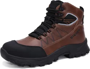 Steel Toe Boots for Men Waterproof Safety Work Boots，Comfortable Mens Industrial & Construction Boots