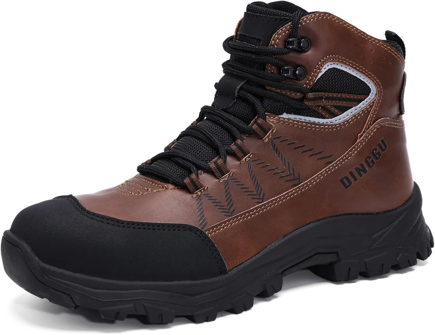 Steel Toe Boots for Men Waterproof Safety Work Boots，Comfortable Mens Industrial & Construction Boots