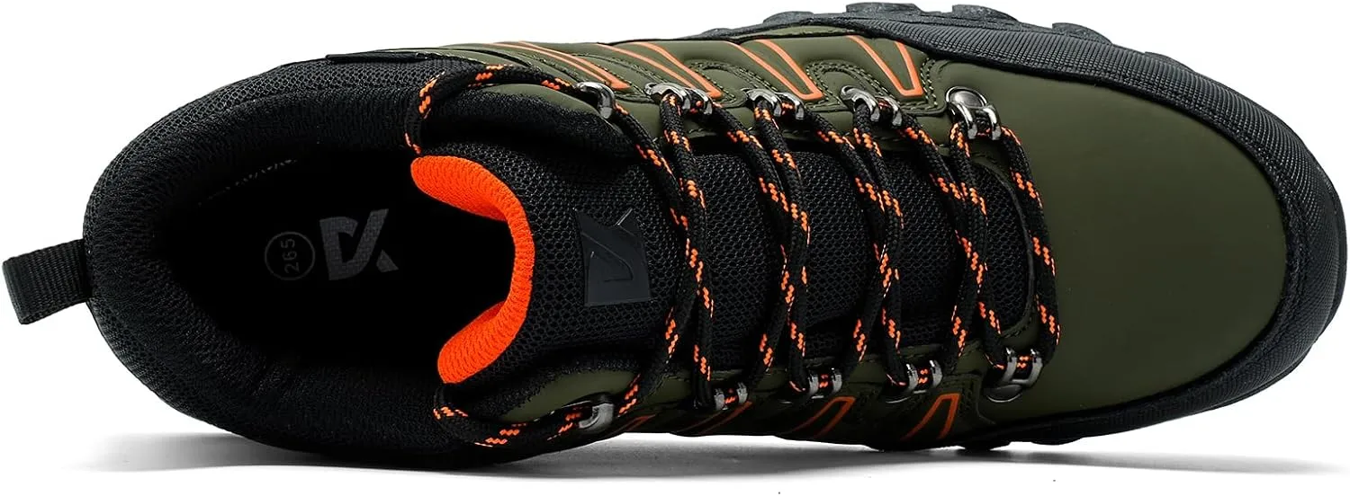 Steel Toe Shoes for Men Outdoor Work Shoes Men Work Puncture Proof Non Slip Safety Boot Industrial Construction Comfortable Outdoor Hiking Military Tactical Shoes