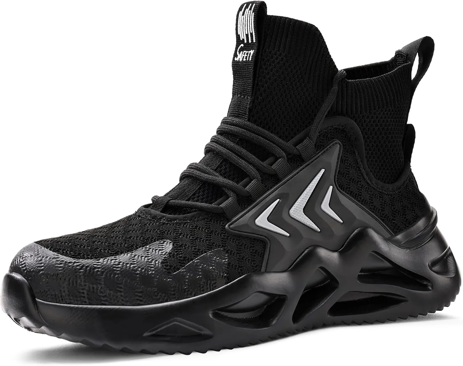 Steel Toe Shoes for Men, Puncture Proof Work Shoes for Men Women, High Top Indestructible Safety Shoes, Lightweight Steel Toe Sneaker for Men.