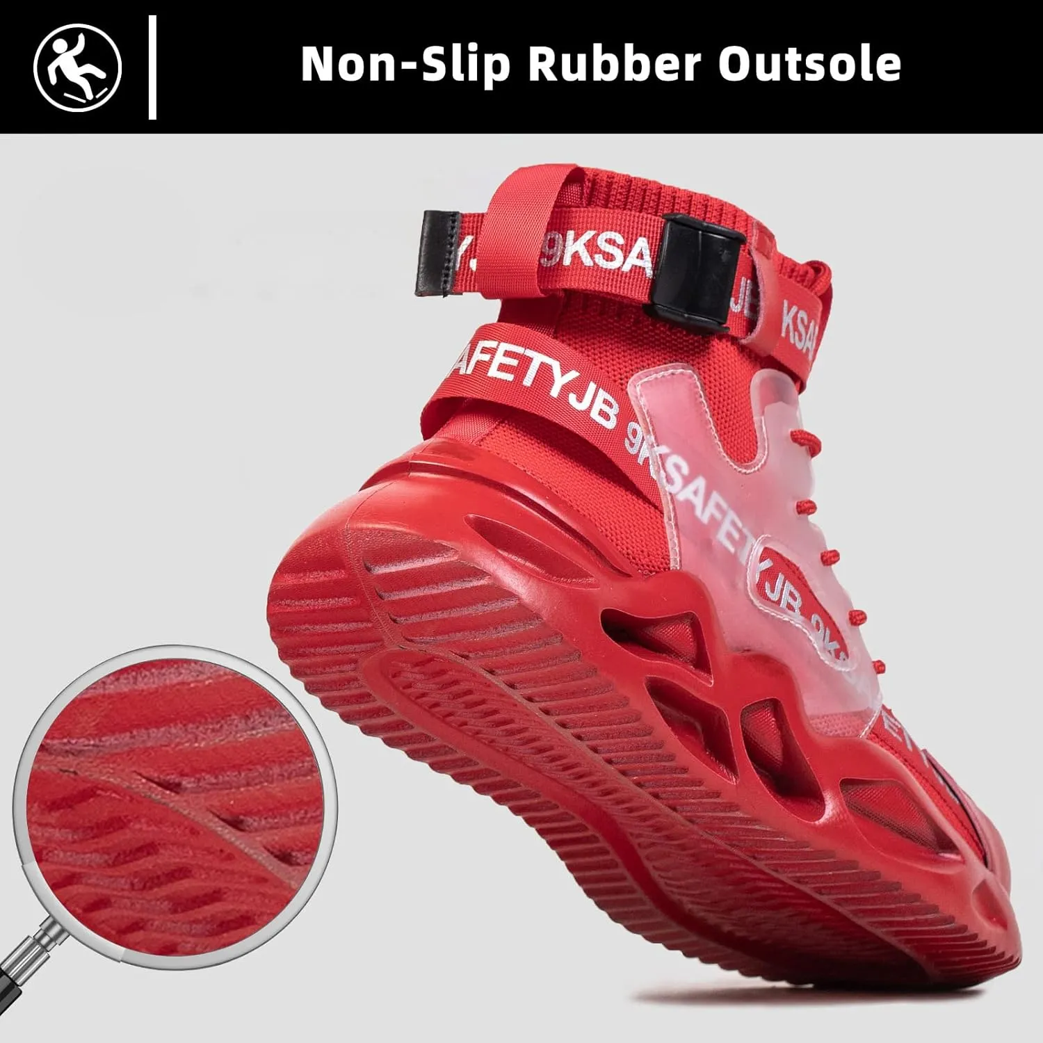 Steel Toe Shoes for Men Women Lightweight Steel Toe Sneakers Safety Shoes Comfortable Indestructible Steel Toe Boots Non Slip Work Shoes