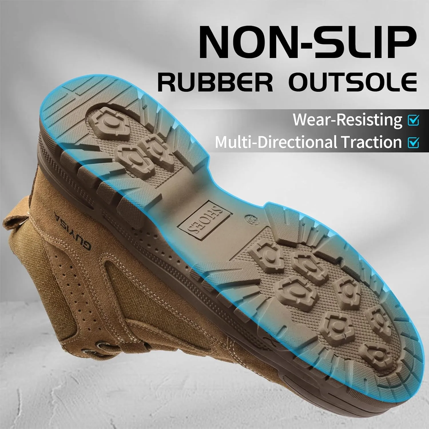 Steel Toe Shoes for Men Women Lightweight Work Shoes Mens Indestructible Safety Sneakers Puncture Proof Construction Shoe Composite Toe Sneakers