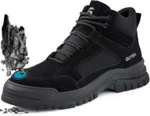 Steel Toe Shoes for Men Women Lightweight Work Shoes Mens Indestructible Safety Sneakers Puncture Proof Construction Shoe Composite Toe Sneakers