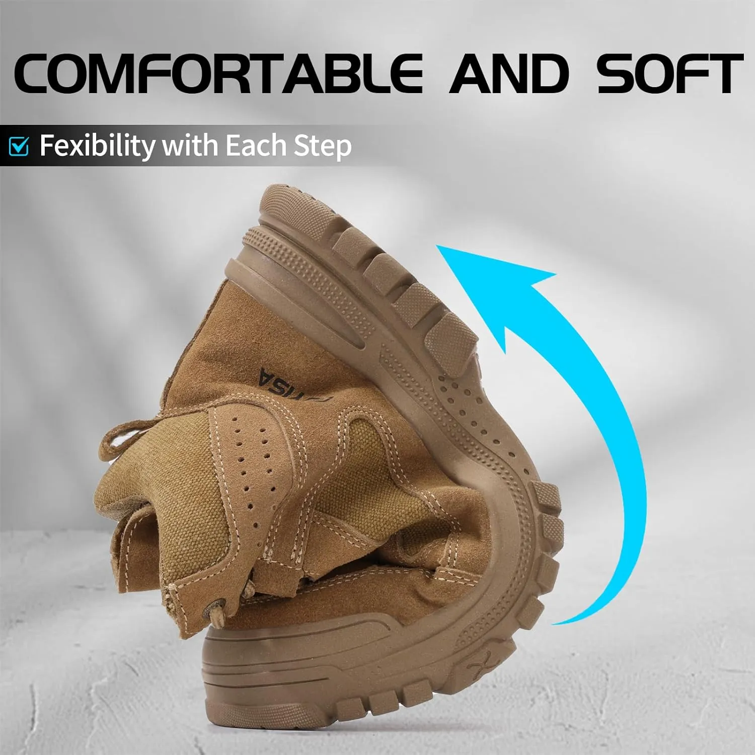 Steel Toe Shoes for Men Women Lightweight Work Shoes Mens Indestructible Safety Sneakers Puncture Proof Construction Shoe Composite Toe Sneakers