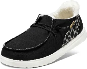 STQ Women's Loafers丨Orthopedic Fur Lined Ultralight Boat Casual Shoes with Arth Support