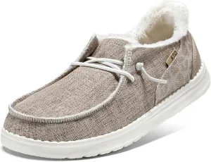 STQ Women's Loafers丨Orthopedic Fur Lined Ultralight Boat Casual Shoes with Arth Support