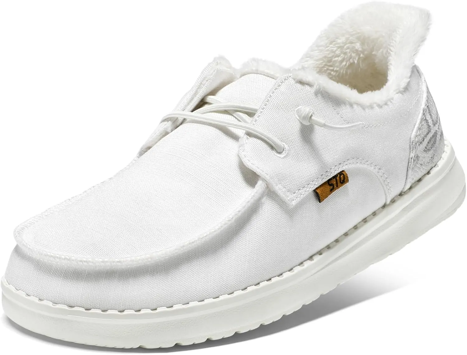 STQ Women's Loafers丨Orthopedic Fur Lined Ultralight Boat Shoes with Arth Support