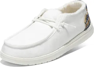 STQ Women's Slip on Loafers丨Orthopedic Comfotable Fur Lined Ultralight Boat Casual Shoes with Arth Support