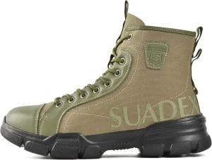 SUADEX Steel Toe Boots for Men Women Waterproof Arch Support Work Construction Indestructible Safety Boots