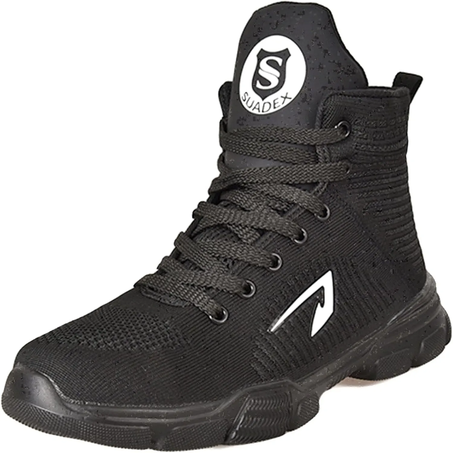 SUADEX Steel Toe Boots for Men Women Waterproof Arch Support Work Construction Indestructible Safety Boots