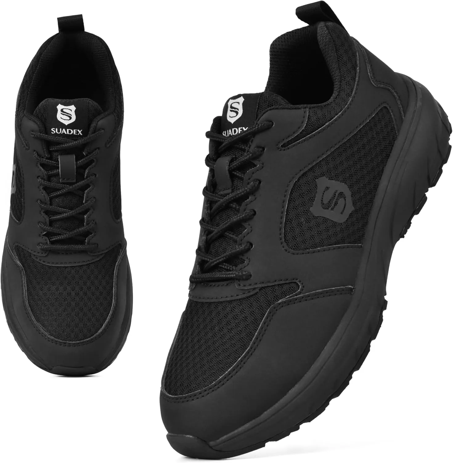 SUADEX Steel Toe Shoes for Men Women Safety Toe Work Shoes Breathable Steel Toe Sneakers Puncture Resistant