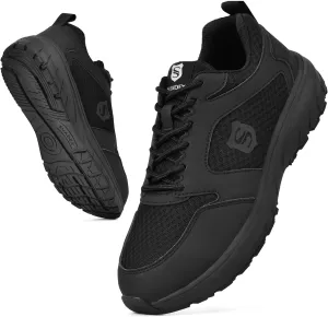 SUADEX Steel Toe Shoes for Men Women Safety Toe Work Shoes Breathable Steel Toe Sneakers Puncture Resistant