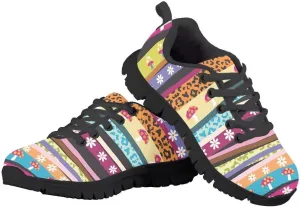 SYtrade Kids' Running Shoes Sports Fashion Sneaker Slip On Tennis Shoes Black Sole