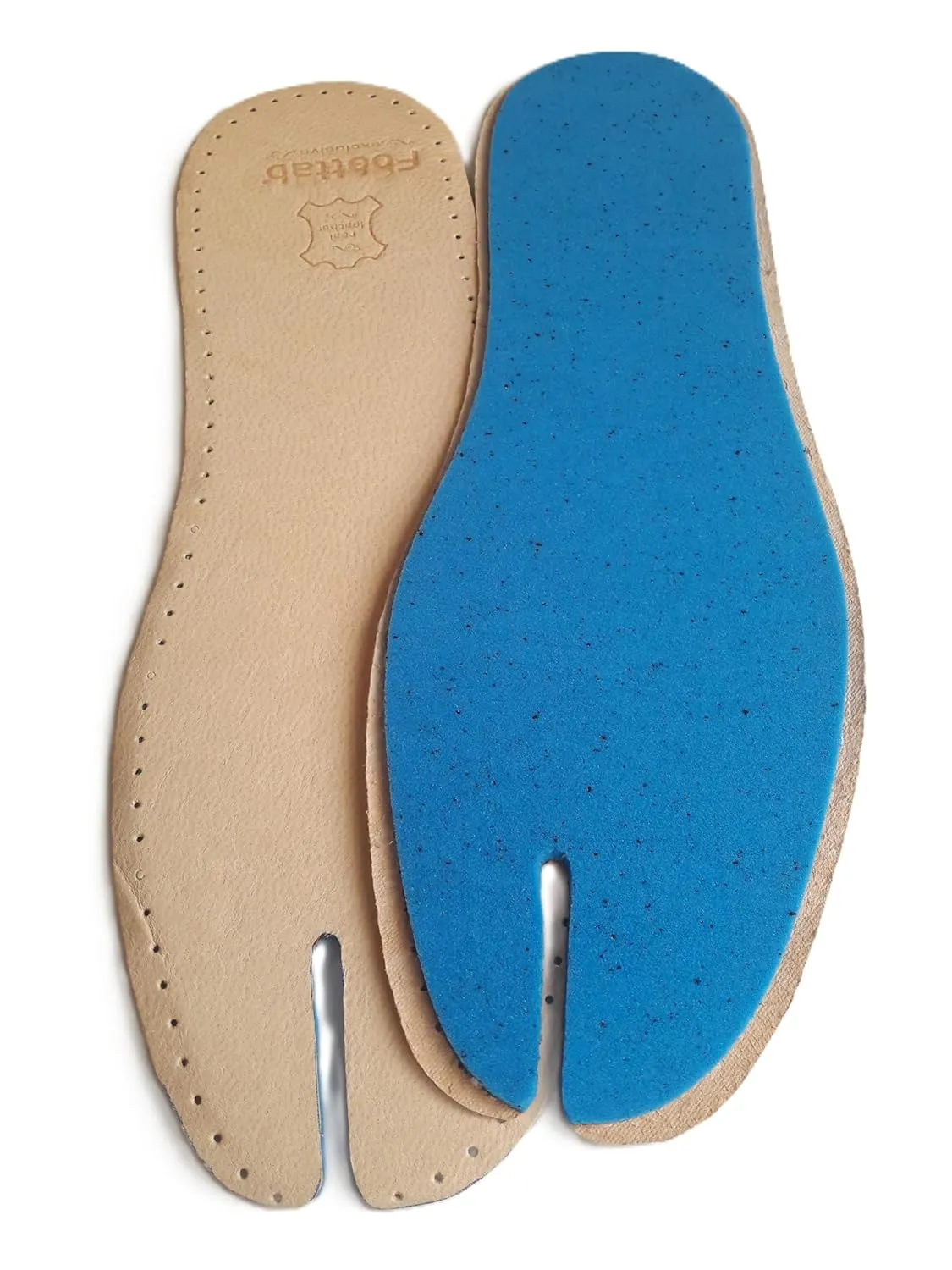 Tabi Leather Insoles for Split-Toe Boots, Traditional Japanese Shoes, Jika Tabi Boots, Tabi Pumps (36(EU))