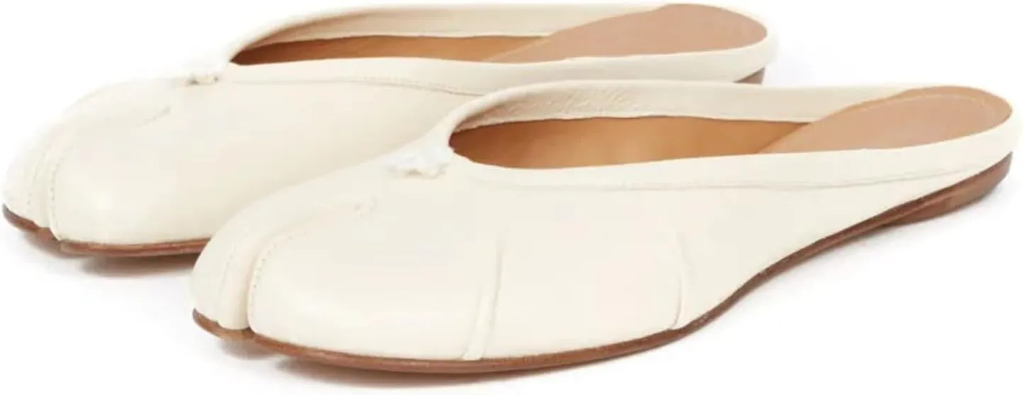 Tabi Shoes Women Split Toe Mules Comfort Casual Work Shoes for Women Office 2025 Spring